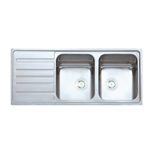 European sink Artusi KS11650 1D – Bàn tráiSiphon, giá úp bát inox