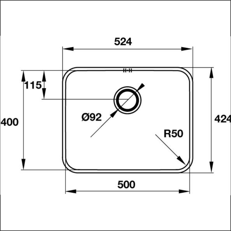 Chậu rửa Hafele Helian 1B