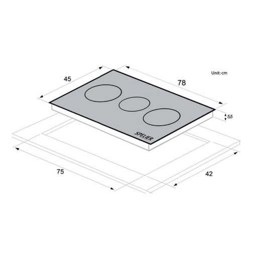 BẾP TỪ BA SPELIER SPM – 938I