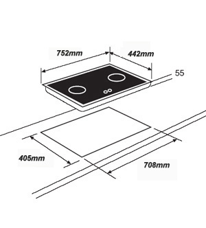 Bếp điện từ Malloca DZC-7372