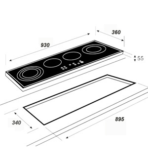 Bếp điện từ Malloca DZC-9304