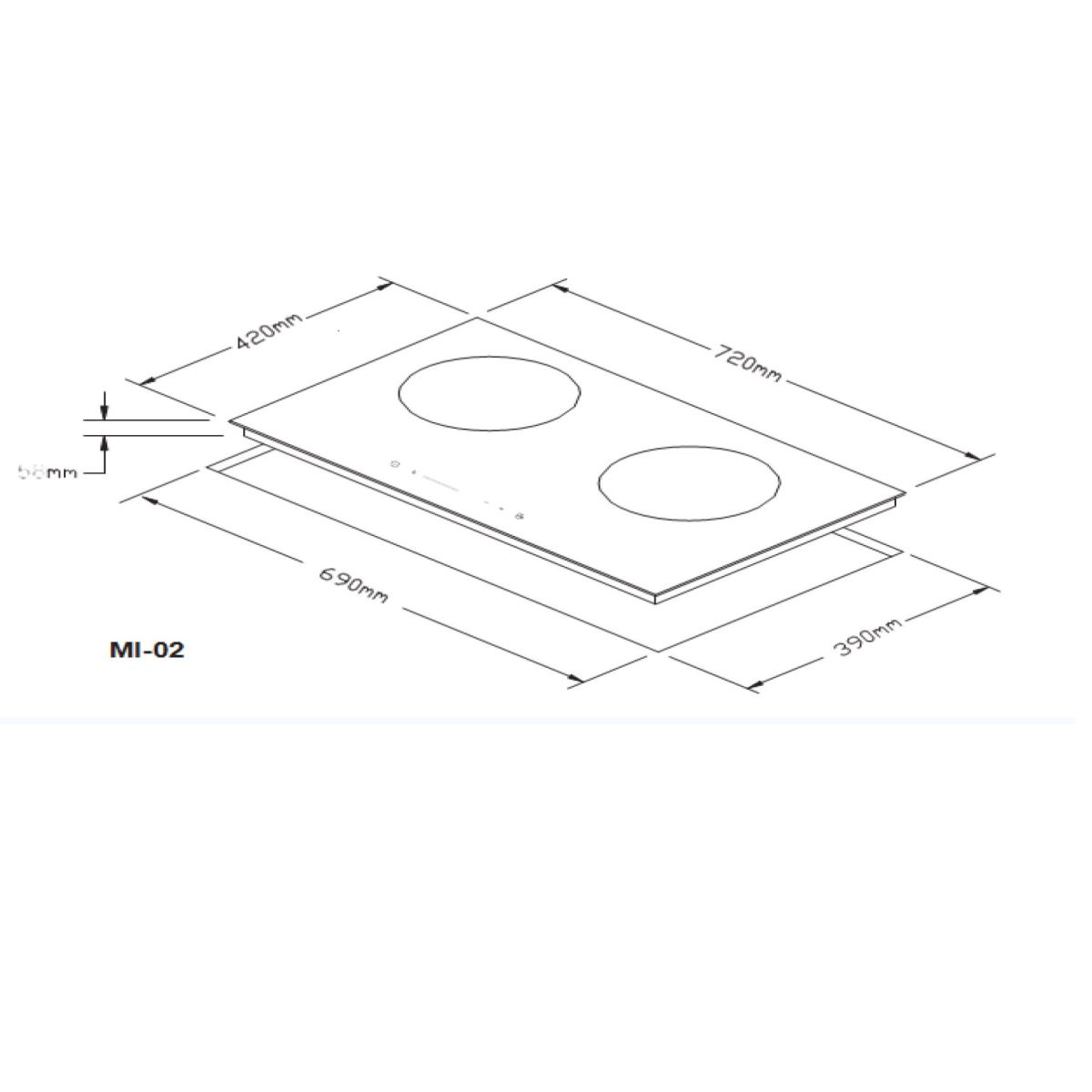 Bếp từ Malloca MI 02