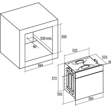 Lò nướng CATA FO 619