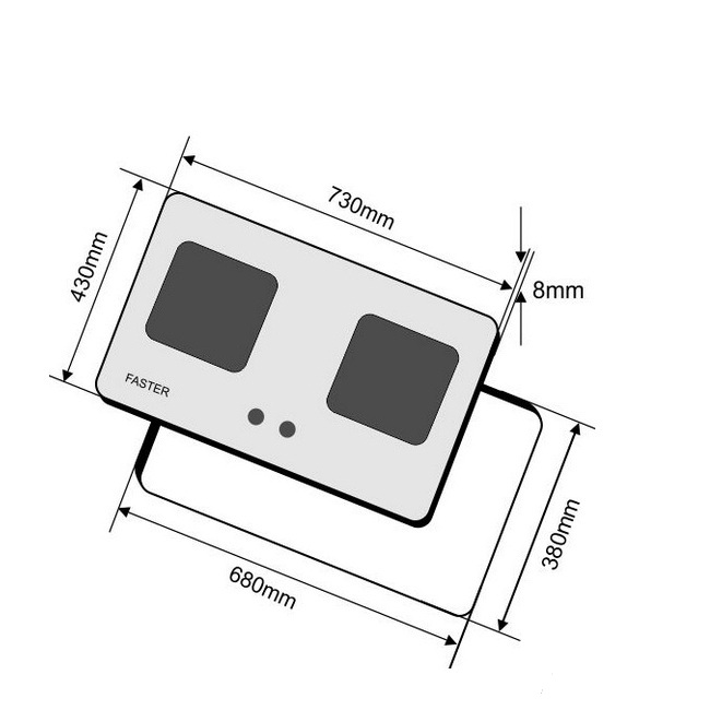 Bếp gas âm Faster FS-201A