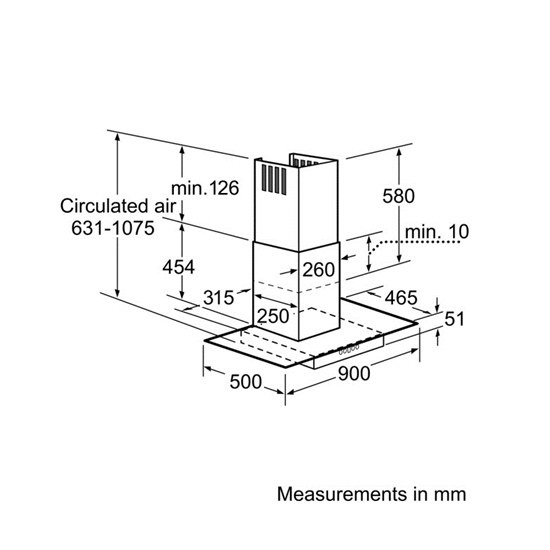 Máy hút mùi Bosch DWA093552