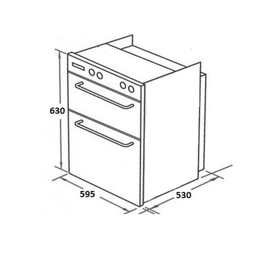 Máy sấy bát Malloca ZLD 110-A3B