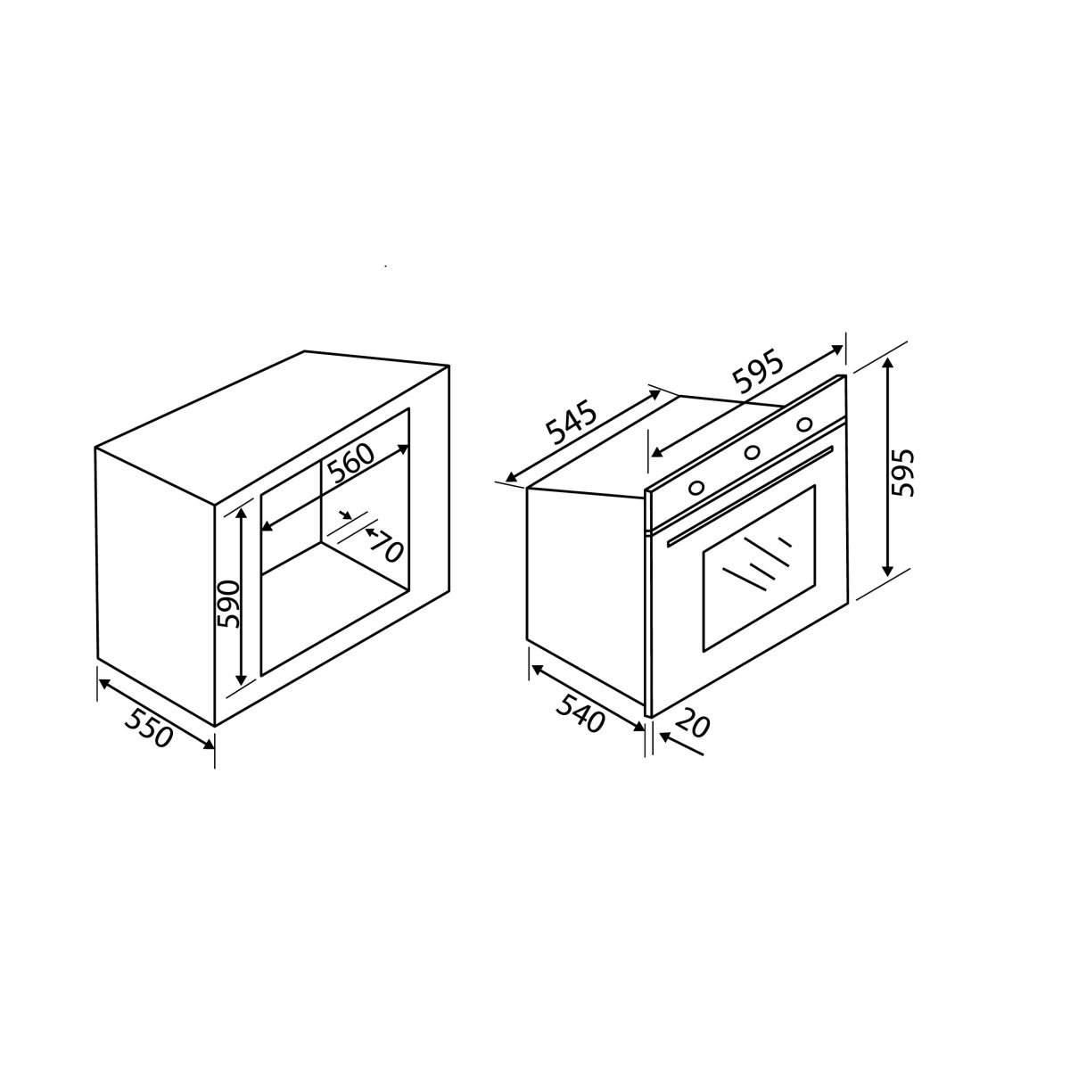 Lò nướng Malloca EB-56ECD4G-8BC36