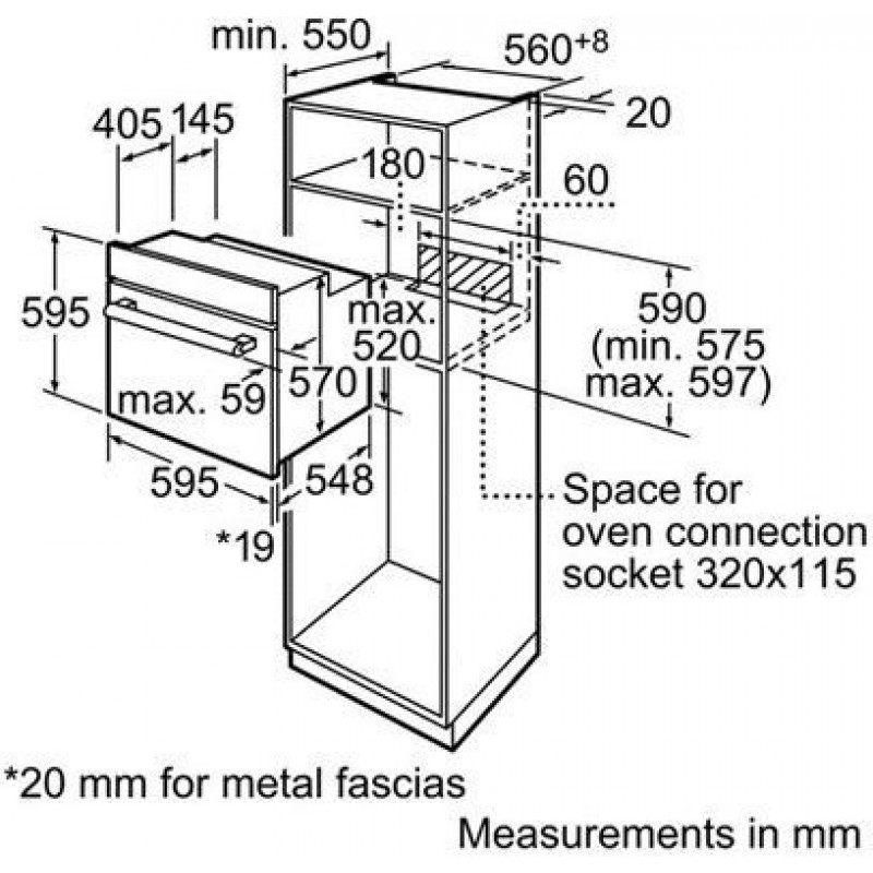 Lò nướng BOSCH HBA 33B550D