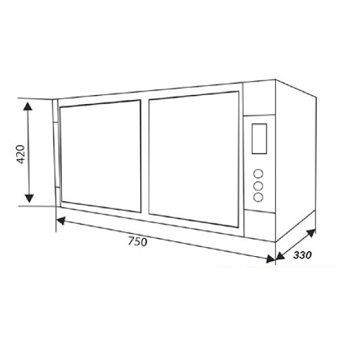 Máy sấy bát Sevilla SV-B448