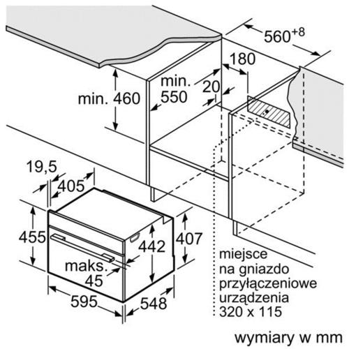 Lò nướng kèm vi sóng Bosch CMG636BS1