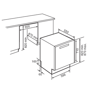 Máy rửa bát TEKA DW7 80 FI