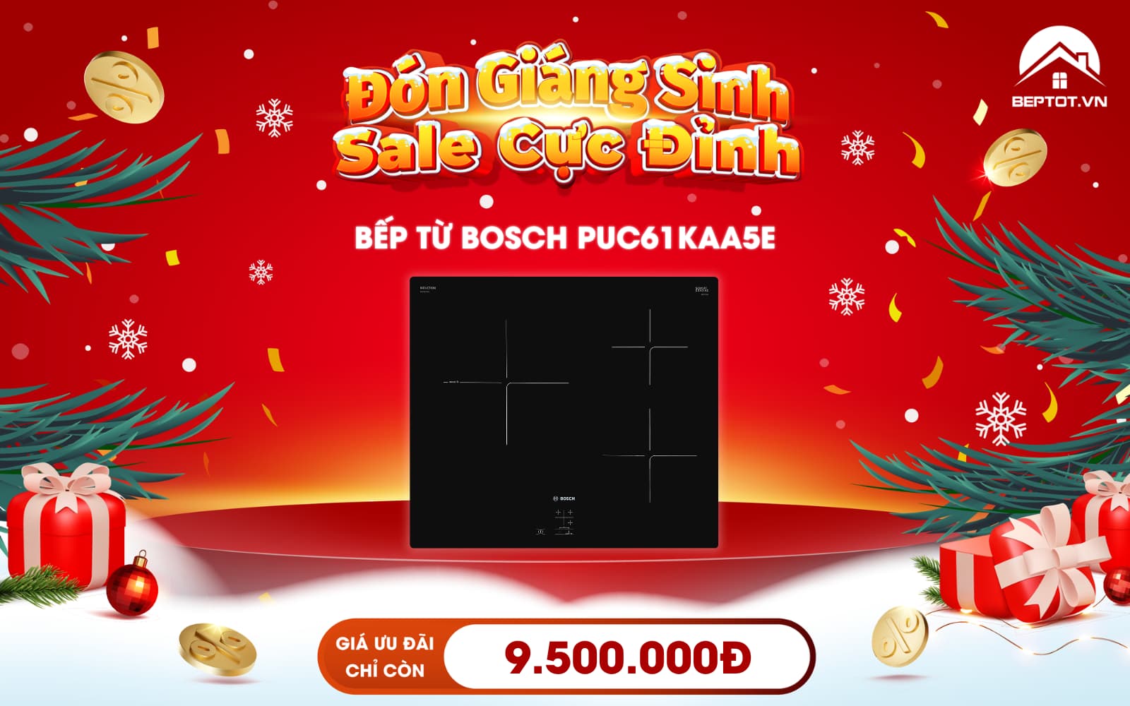 Đón Giáng Sinh - Sale Cực Đỉnh Tại Beptot.vn: Giá Sốc Toàn Bộ Thiết bị Bếp