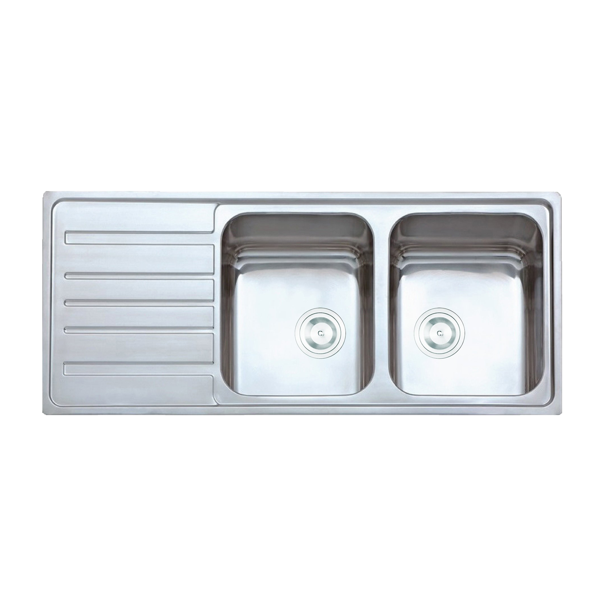 European sink Artusi KS11650 1D – Bàn tráiSiphon, giá úp bát inox