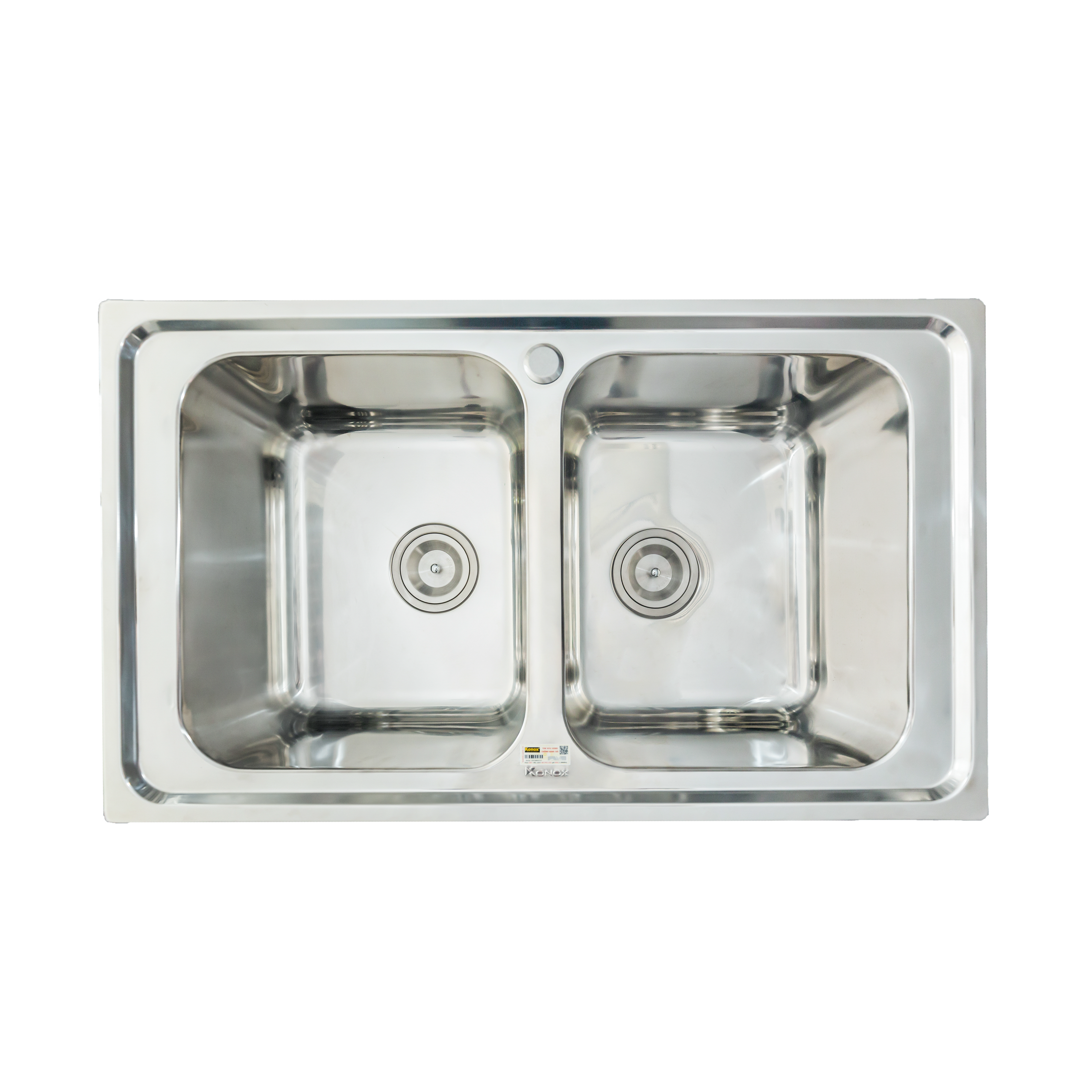 European sink Premium KS8650 2BSiphon, giá úp bát inox