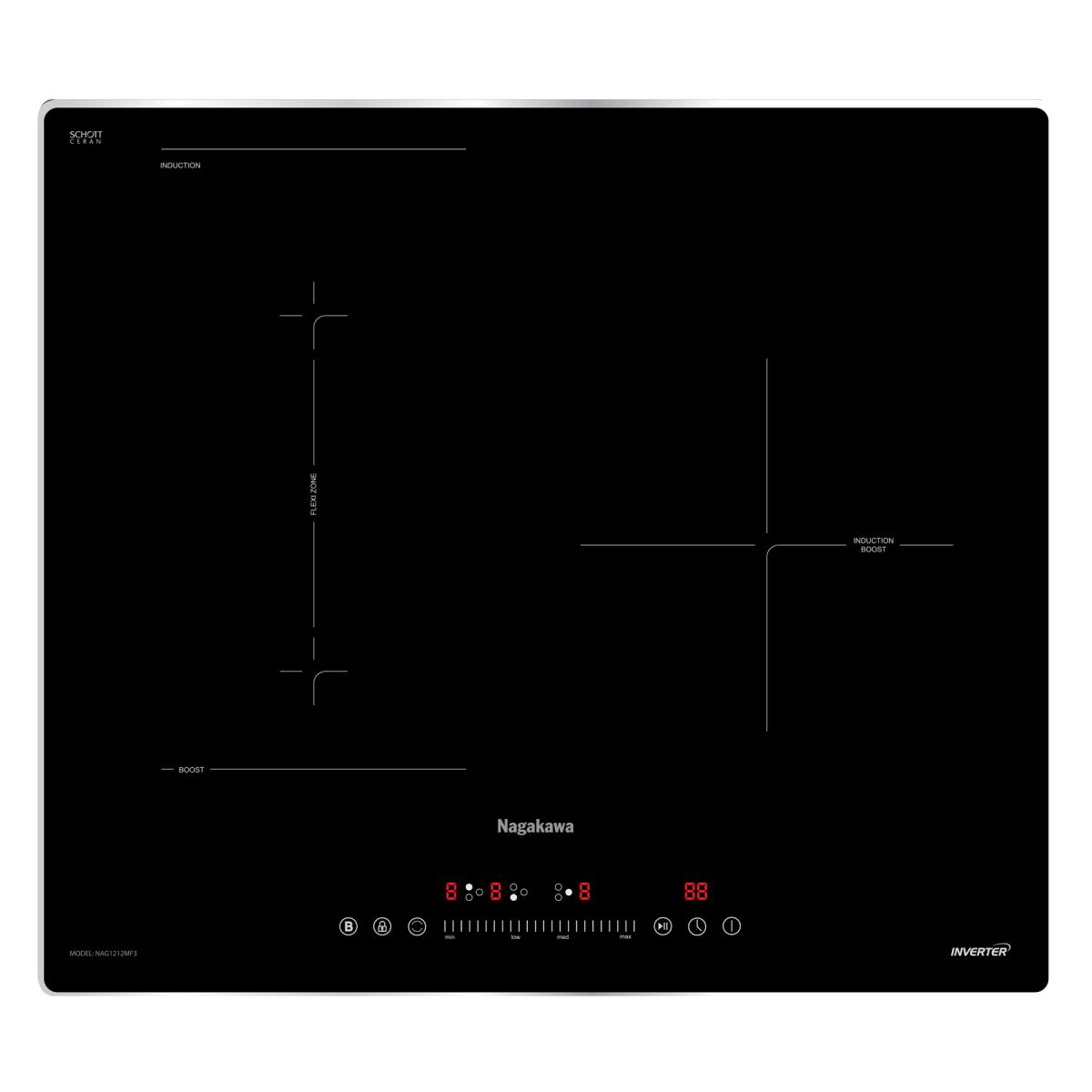 Bếp điện từ thông minh Nagakawa NAG1212MF3