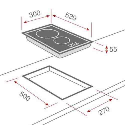 Bếp từ Domino Teka Space IRF 3200