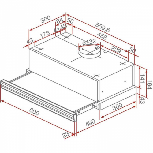 Máy hút mùi Teka CNL 6400 BK Black