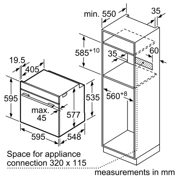 Lò nướng Bosch HMH.HBN331E4J