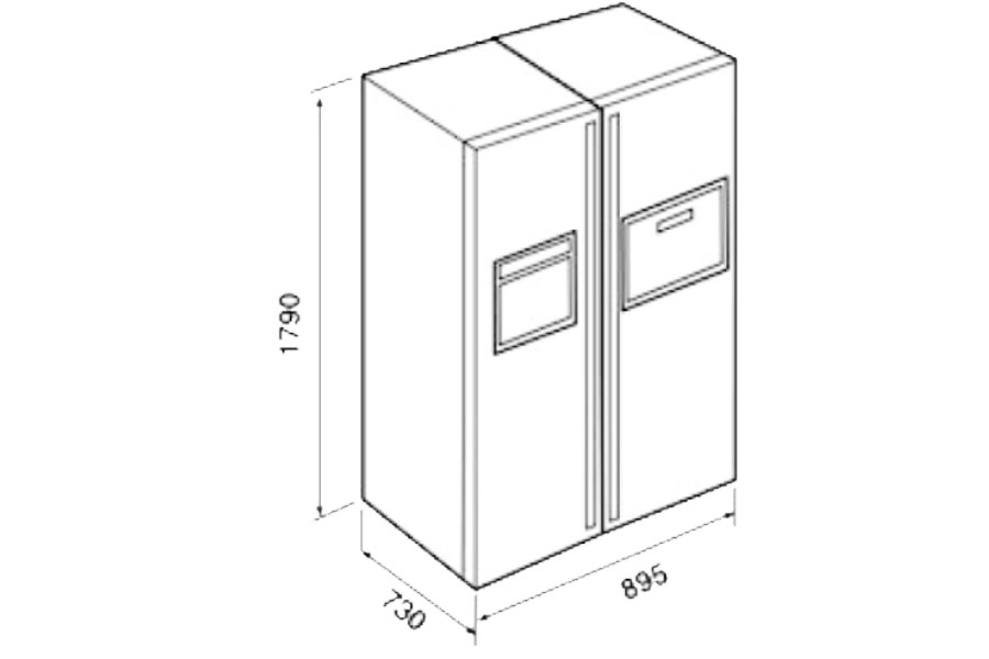 Tủ lạnh Teka NFD 680 Black